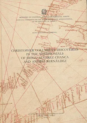 Christopher Columbus's discoveries in Testemonials by Diego Alvarez Chanca