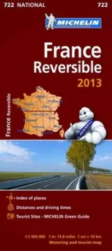 France - reversible 2013 National Map 722 (Michelin National by 