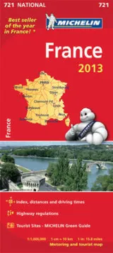 France 2013 National Map 721 (Michelin National Maps) by 